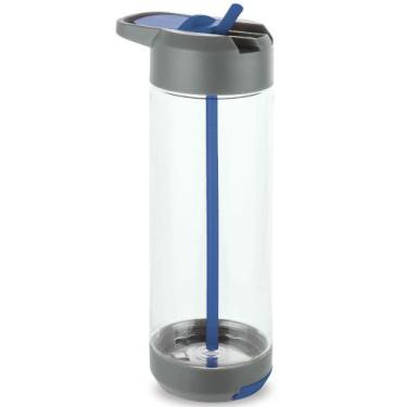 Imagem de Squeeze 750 ml Atrative TopGet, Cinza, Azul