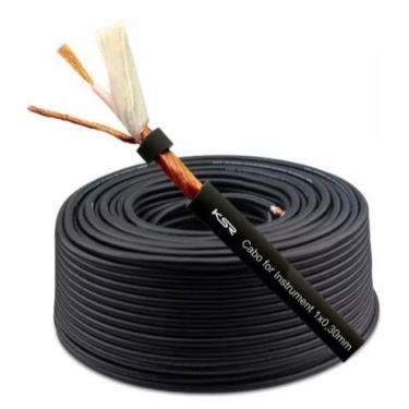 Imagem de Cabo Microfone Instrumento Mono Rolo 100 Metro Guit Ksr M30 - KSR PRO