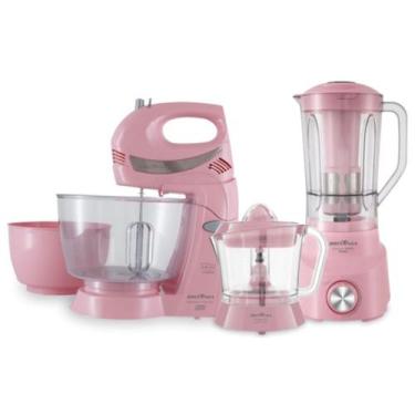 Imagem de Kit de Cozinha Britania BKT51R - 3 Em 1 - Batedeira + Liquidificador +