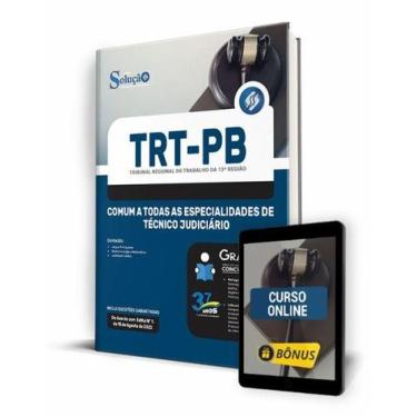 Imagem de Apostila TRT-PB - Comum a Todas as Especialidades de Técnico Judiciári