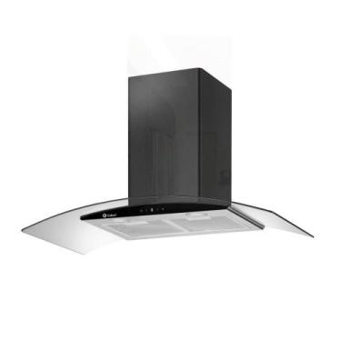 Imagem de Coifa Parede Gallant Milano Vidro Curvo Preta 90cm 127V GCO90VT1A, 110
