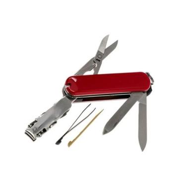 Imagem de Canivete Victorinox Nailclip Vermelho 8 Funções