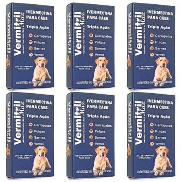 Imagem de Comprimidos Mastigáveis Anti Carrapato, Pulga, Verme e Sarna Vermitril