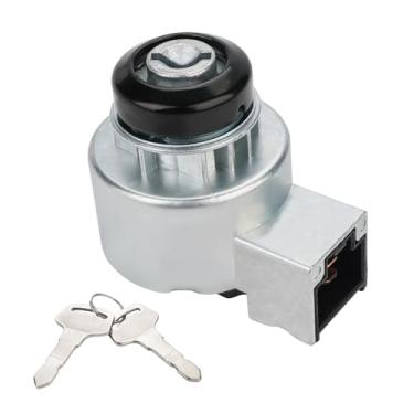 Imagem de WMPHE Interruptor de ignição com 2 chaves de substituição para 6C040-55452 compatível com trator Kubota B1700 B2100 B2320 B2400 B2410 B2620 B2630 B2710 B3200 B7400 B7500 B7500 7510 B7610 B7800