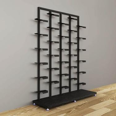 Imagem de Expositores comerciais para lojas de calçados, loja de roupas modernas, grande suporte independente, rack de metal para tênis, suporte organizador de sapatos boutique de varejo, exposição de