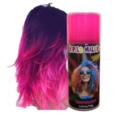 Imagem de Tinta Spray Colorir Cabelo Temporário Lavável Kbelo Maluko - D Present