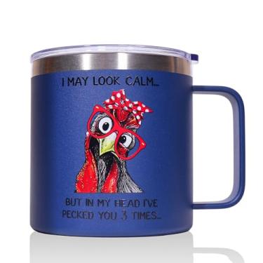 Imagem de Soyestan Presentes engraçados para homens e mulheres - aniversário, caneca de café de aço inoxidável 400 ml, para amigos, pai, mãe, colega de trabalho, presente para professores, dia dos namorados e