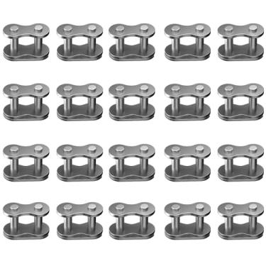 Imagem de YOXUFA Rolo de elos mestre de corrente #35, elo de conector mestre para Baja Doodle Bug Blitz Dirt Bug Racer Esportes Motorizados DB30 Harbor Freight Predator 212cc Go Kart Cart Parts