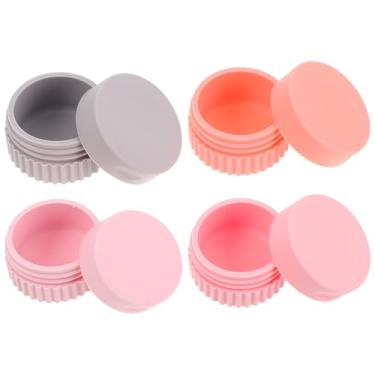 Imagem de FRCOLOR Recipientes De Viagem Para Produtos De Silicone De Produtos De Higiene Pessoal Com Jarros De Pálpebras Creme Pequenas Garrafas Recarregáveis ​​Para Comprimidos Cosméticos