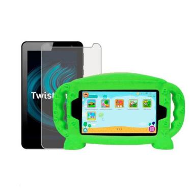 Imagem de Capa Infantil com Alça Silicone Baby Compatível Com Positivo Twist Tab