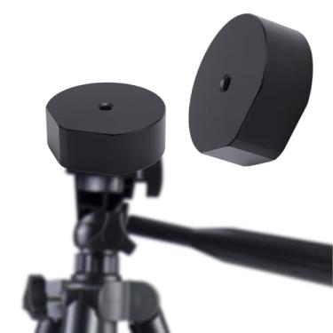 Imagem de Adaptador de tripé Starlink Mini, liga de alumínio universal com rosca de 1/4 de polegada Adaptador de tripé Starlink Mini Mount para prato retangular (Preto)