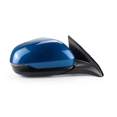 Imagem de Espelho retrovisor de carro compatível com Honda Vezel HRV XRV 2014 2015 2016-2019 dobrável elétrico 8PIN 76208-T7J-H01 76258-T7J-H01(1PC 8pin Right Blue)