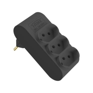 Imagem de Adaptador de Tomada 3 Saídas 10A Fame - 2P+T