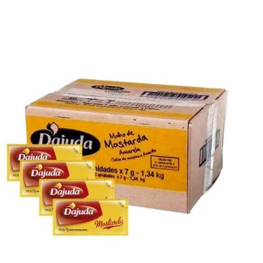 Imagem de Molho Mostarda Dajuda Sachê 192 unid - Wilson