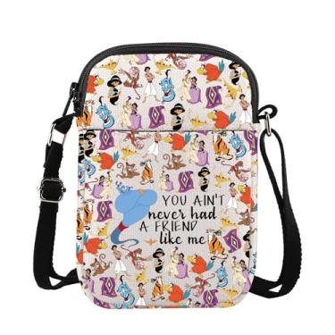 Imagem de G2TUP Bolsa tiracolo Jasmine Abu & Jafar & Rajah Gift You Ain't Never Had a Friend Like Me Gift Princess Inspired Shoulder Bag, You Ain't