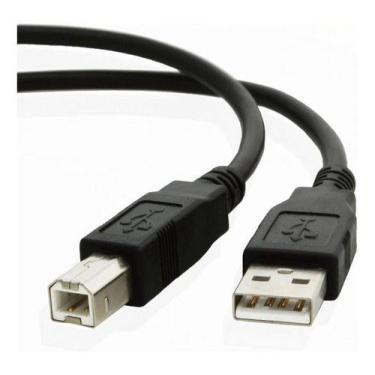 Imagem de Cabo Usb 2.0 Am/bm Para Impressora E Scanner 5 Metros - Lotus, Preto