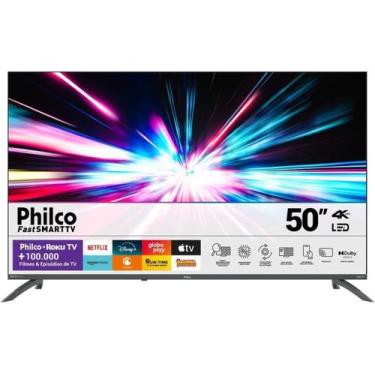 Imagem de Smart Tv 50 Philco Ptv50va4regb Roku Tv Led Dolby Audio