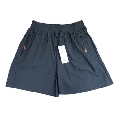 Imagem de Short Masculino Bolso Com Zíper Tactel elastano Treino - Sem marca, Ci