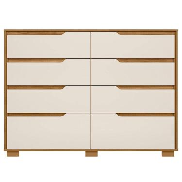 Imagem de Cômoda Gaveteiro Georgia Freijó Off White - Moval