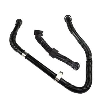 Imagem de CNUPSM Mangueira de bomba de injeção de ar secundária 2 peças 8L0133817 06A133817Q compatível com VW Bora Golf Audi A3 TT Skoda 1.8T