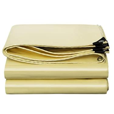 Imagem de Folha de cobertura de lona resistente à prova d'água com ilhós 420g/m² 0,45 mm de espessura tenda de dossel à prova de chuva para móveis acampamento jardim folha de chão (tamanho: 3x3m)