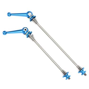 Imagem de Conjunto de Espetos de Bicicleta, Eixo Dianteiro e Traseiro de Liberação Rápida, Acessório de Ciclismo de Liga de Alumínio e Titânio, Forte e Leve, para a Maioria das Bicicletas