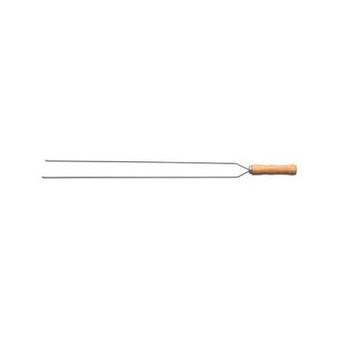 Imagem de Espeto Duplo para Churrasco Aço Inox 85 cm Tramontina