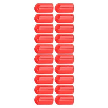 Imagem de Tampas do Bocal de Sangramento do Freio, Tampa Resistente contra Poeira de PVC para Sistemas de Freio na Maioria Dos Veículos [] (Vermelho)