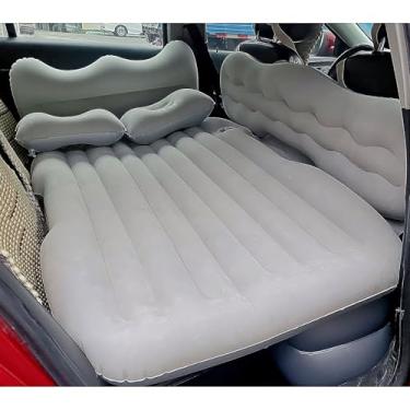 Imagem de Onirii Colchão De Ar Inflável Para Carro, Assento Traseiro, Camas De Carro, Colchão De Ar De Acampamento Espesso Com Bomba De Ar, Cama Inflável, Colchão De Viagem Portátil Para Carro, Cama Para Dorm