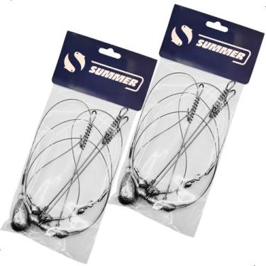 Imagem de Kit Com 2 Chicote Para Mar Reforçado Summer Espada Piranha Pacu - Summ