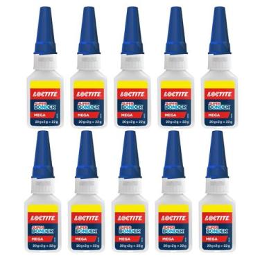 Imagem de Kit com 10 Colas instantânea Loctite Super Bonder Mega 22g
