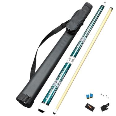 Imagem de Taco de Sinuca Profissional CQBXRD - Meia Estrutura Canadense em Maple, Comprimento 147cm (58in), Cabeça 11.5mm e 13mm (B Tacos de bilhar e acessórios+ barril de tacos, 13mm)