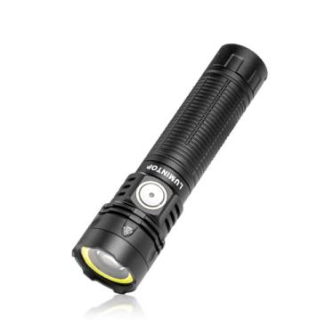Imagem de Lumintop Lanterna multiuso W1 LED COB 700LM com holofote, luz vermelha, 300 m de longo alcance, lanterna de acampamento ao ar livre, lanterna LED EDC, cauda magnética, recarregável tipo C, lâmpada de