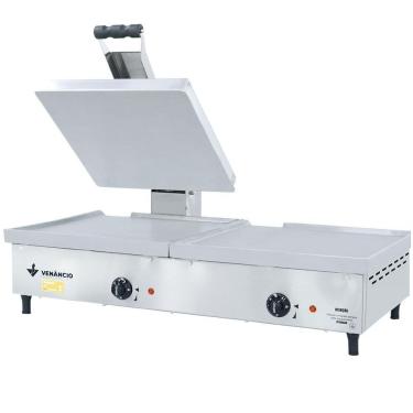 Imagem de Sanduicheira Conjugada Elétrica De Alumínio Venâncio 90 Cm 220V