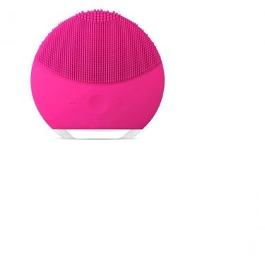Imagem de Esponja Elétrica Massagem Limpeza Rosto Recarregável Pink