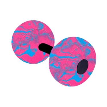 Imagem de Dynwave Halteres para exercícios aquáticos, halteres portáteis, treinamento de natação, piscina profissional, fitness, adultos, equipamento aeróbico aquático, Rosa E Azul