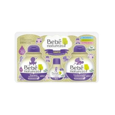 Imagem de Bebê Natureza Kit Lavanda do Campo Shampoo 230ml e Condicionador 230ml e Colônia 30ml