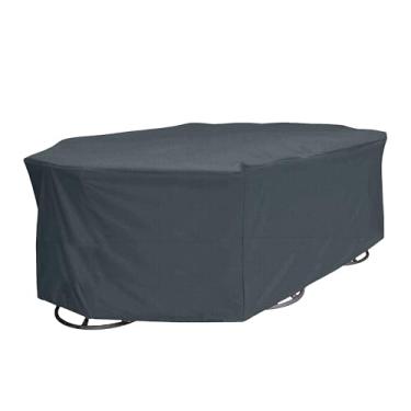 Imagem de MAVERICK Conjunto De Jantar Premium Com 6 Cadeiras, Capas Para Móveis Pátio, Cadeira À Prova D'Água E Resistente, Resistente A Raios Uv, Revestimento Em Pvc, Tecido Oxford Ripstop 600 Denier, Adequa