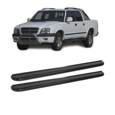 Imagem de Estribo S10 1996 1997 1998 Cabine Dupla Preto Plataforma - CCF