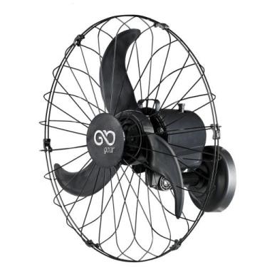 Imagem de Ventilador V60 de Parede Preto 180 Watts e 220 Volts com 60 cm - GOAR,