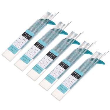 Imagem de HARFINGTON Eletrodos de tungstênio para soldagem TIG 50 peças de tungstênio composto de 1/40.6 cm x 18 cm para soldagem de aço inoxidável, soldagem de liga de magnésio de alumínio, ciano WS2