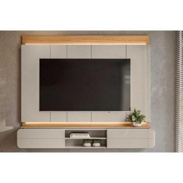 Imagem de Home p/ TV até 75 Pol Zurique c/ 2 Porta e 1 Prateleira 200x173cm Taua