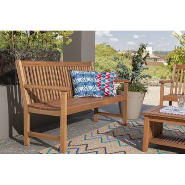 Imagem de Banco para Jardim 3 Lugares em Madeira Recanto Meu Móvel de Madeira - Jatobá