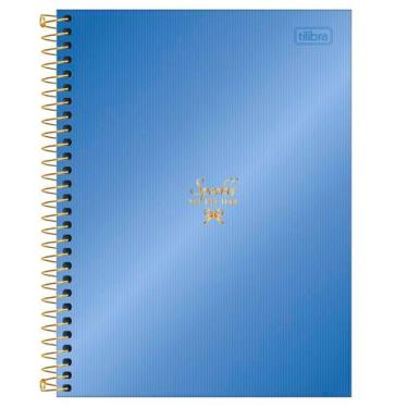 Imagem de Caderno Colegial Espiral West Village Metalizado 10 Matérias 160 Folha