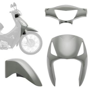 Imagem de Kit Carenagem 3 Peças Pro Tork Moto Honda Biz 125 2006 a 2010 Substitu