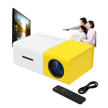 Imagem de Mini Projetor Portátil YG300 HDMI USB Suporte 1080p Full HD para Filmes Jogos e Séries Compatível com TV Notebook Cinema em Casa