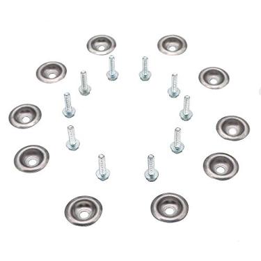 Imagem de KIPA Pack-10 Arruelas de placa de deslizamento de aço inoxidável Substituir para Polaris RZR 1000 900 800 570 XP Turbo Geral, com parafusos, durável