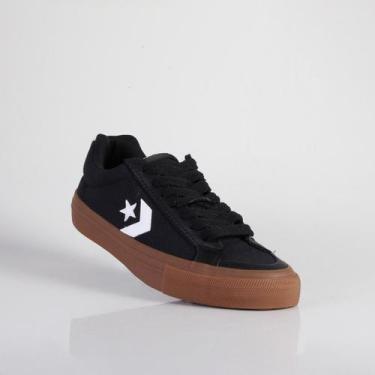 Imagem de Tênis Sport Casual Converse Co0631 Preto, Preto, Branco, Mel escuro, 0