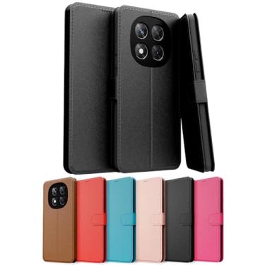 Imagem de Capa Capinha Case Carteira Flip Couro Compatível ¨Xiaomi REDMI NOTE 14 5G Premium (PRETO)