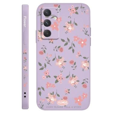Imagem de Capa de celular com aroma floral para Samsung Galaxy A55 A35 A25 A56 A36 A26 A16 A15 A06 A05 A05S A54 A34 A24 A14 A04 A04S A04E 4G 5G, roxo claro, para A14 5G